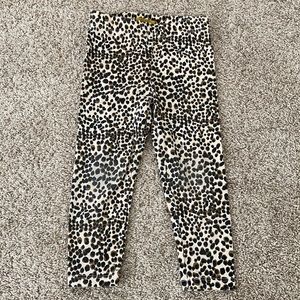 Nicole Miller baby girl toddler girl Leopard leggings pants size 2T